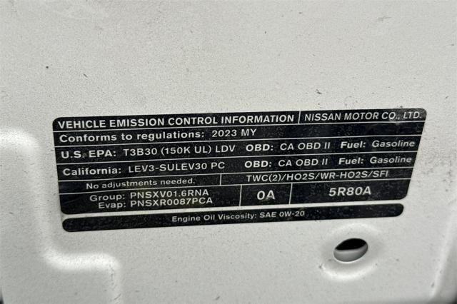 2023 Nissan Versa 1.6 SV Xtronic CVT