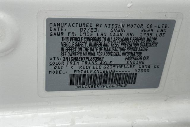 2023 Nissan Versa 1.6 SV Xtronic CVT