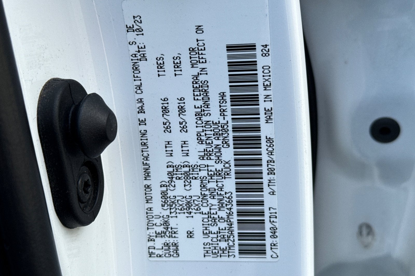 2023 Toyota Tacoma TRD Sport