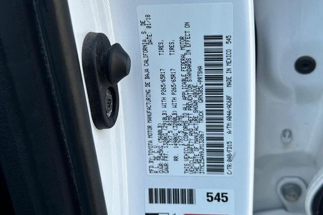 2018 Toyota Tacoma TRD Sport