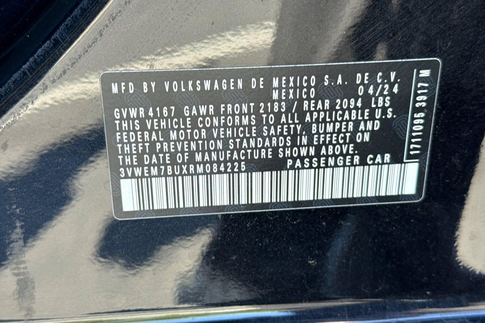 2024 Volkswagen Jetta 1.5T SE