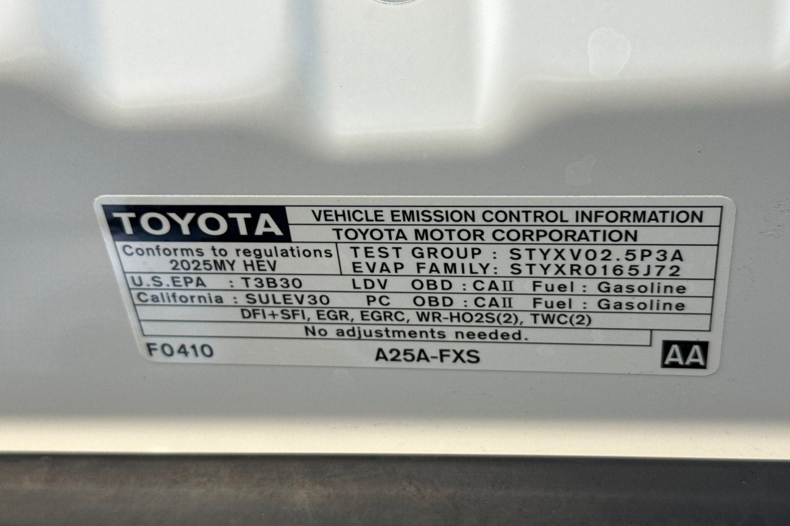 2025 Toyota Camry SE
