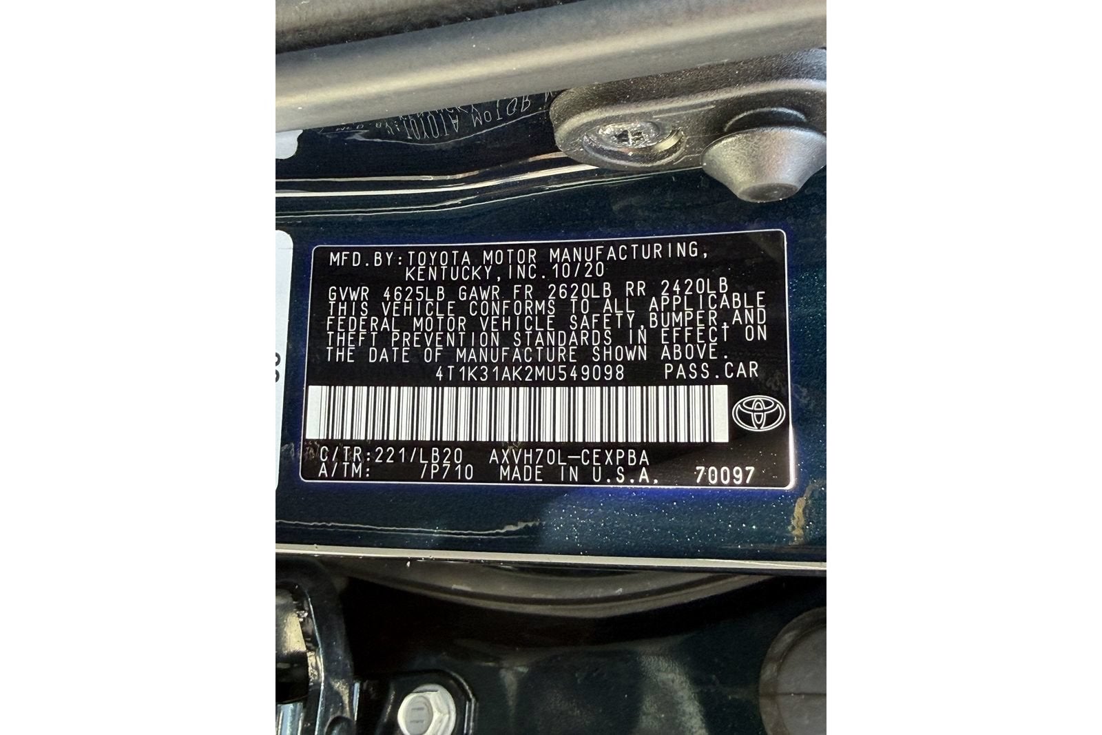 2021 Toyota Camry XSE Hybrid