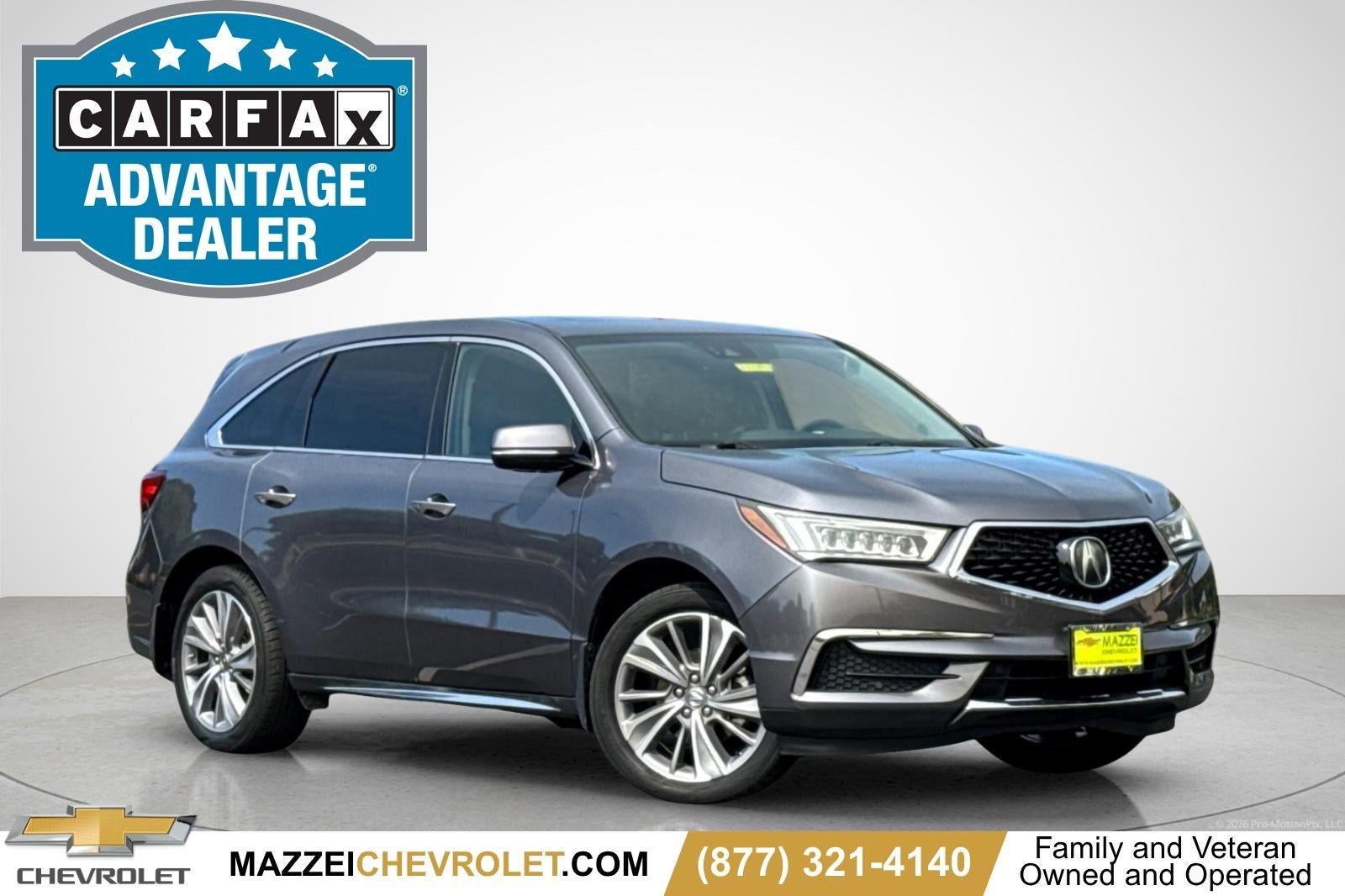 2018 Acura MDX w/Technology Package & AcuraWatch Plus Pkg