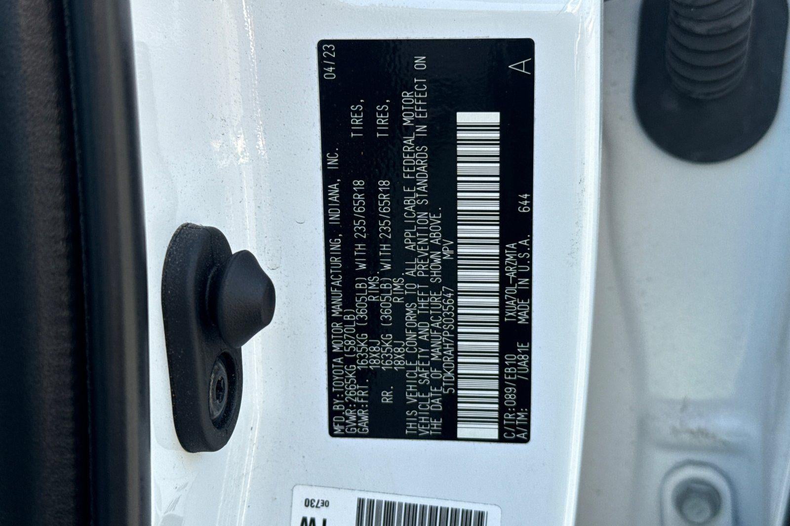 2023 Toyota Highlander XLE