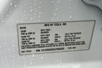 2020 Tesla Model Y Long Range Dual Motor All-Wheel Drive