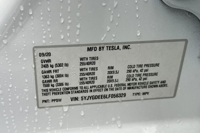 2020 Tesla Model Y Long Range Dual Motor All-Wheel Drive