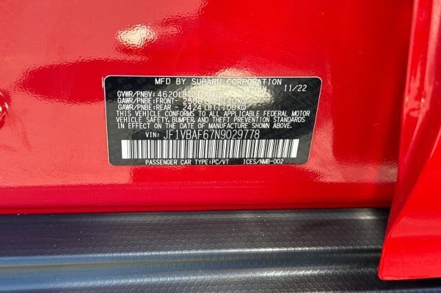 2022 Subaru WRX Premium