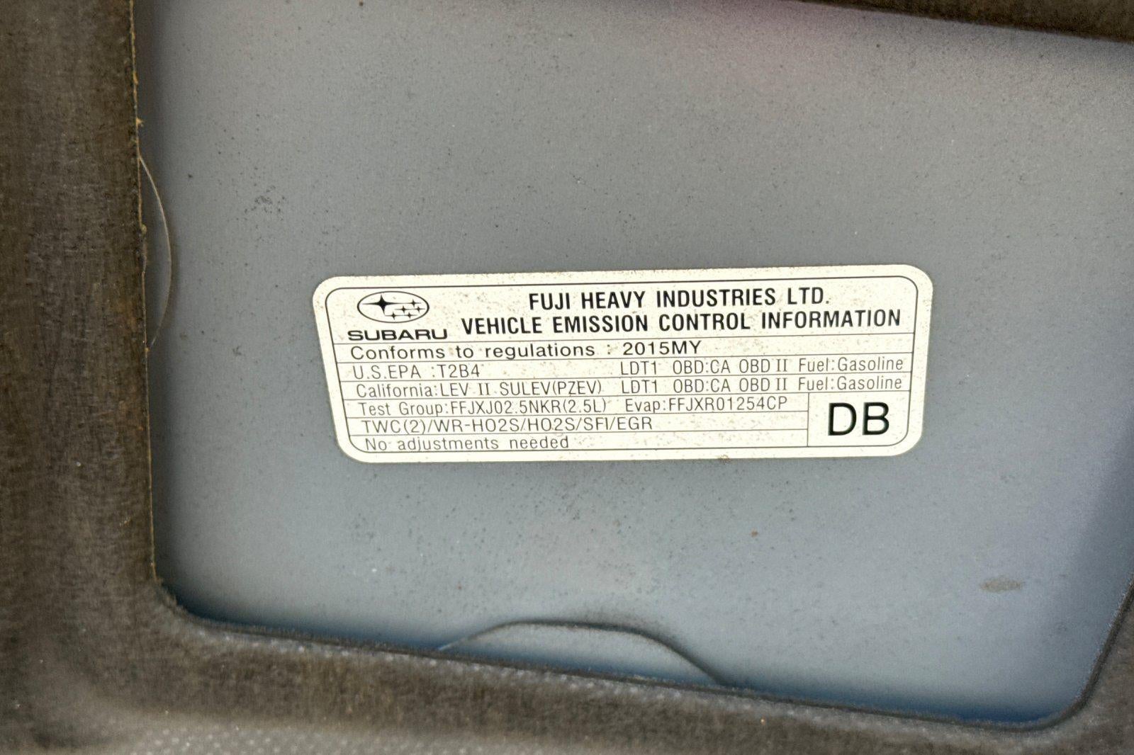 2015 Subaru Forester 2.5i