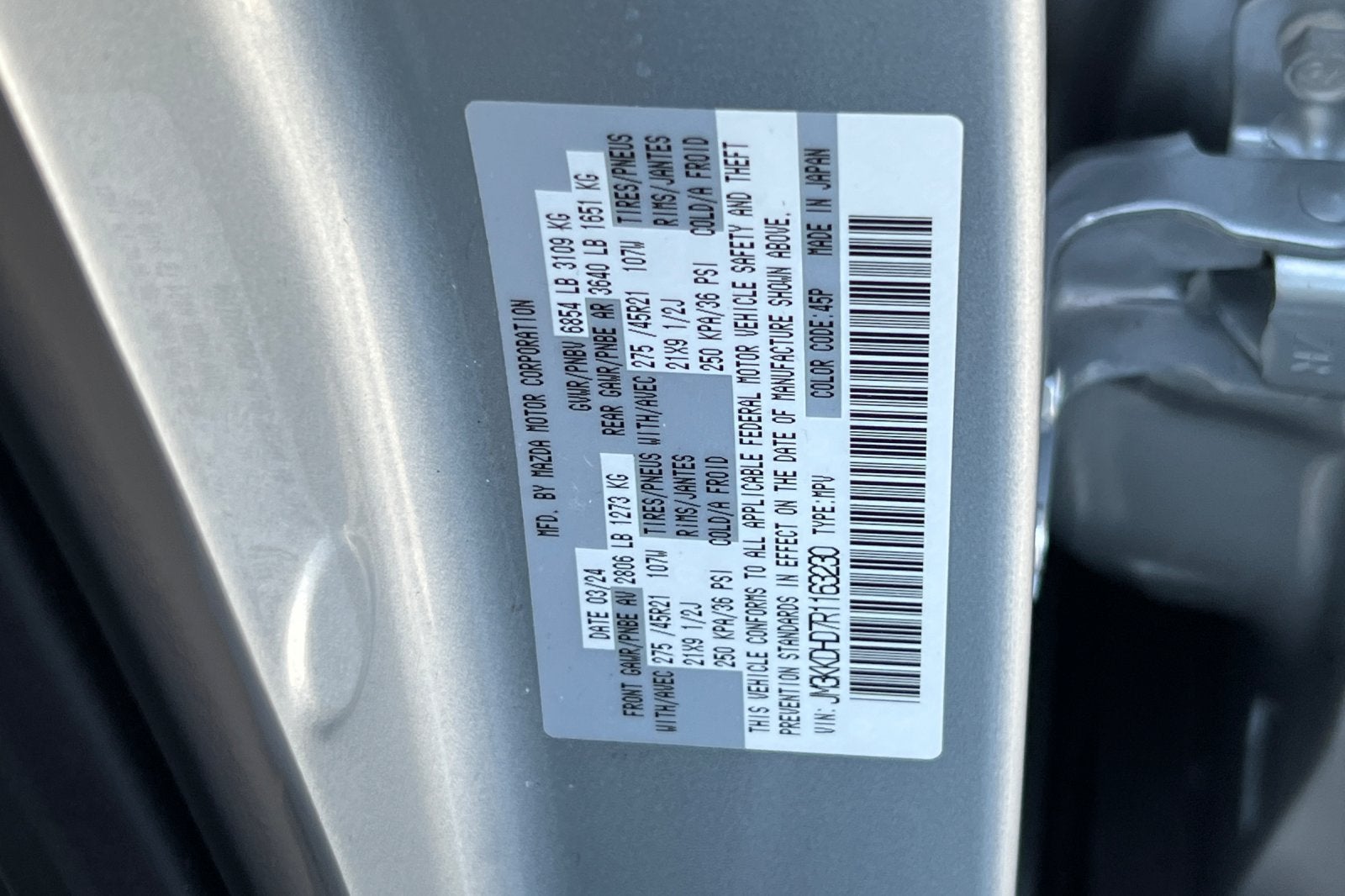 2024 Mazda Mazda CX-90 3.3 Turbo Premium