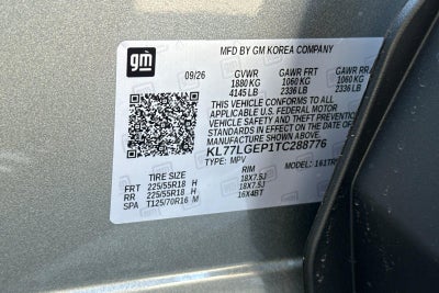 2026 Chevrolet Trax 1RS