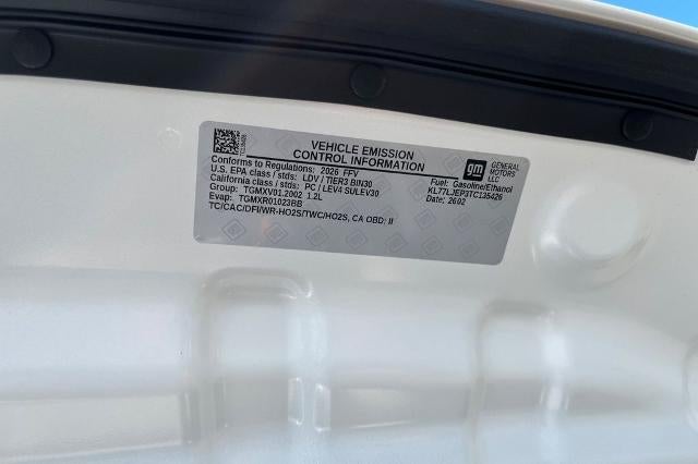 2026 Chevrolet Trax 2RS