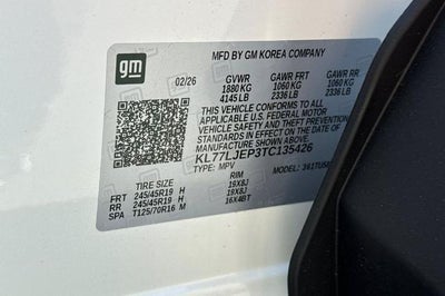 2026 Chevrolet Trax 2RS