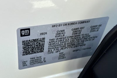 2026 Chevrolet Trax 2RS