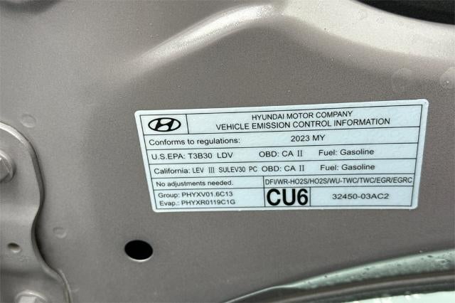 2023 Hyundai Elantra Hybrid Blue