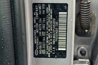 2023 Hyundai Elantra Hybrid Blue