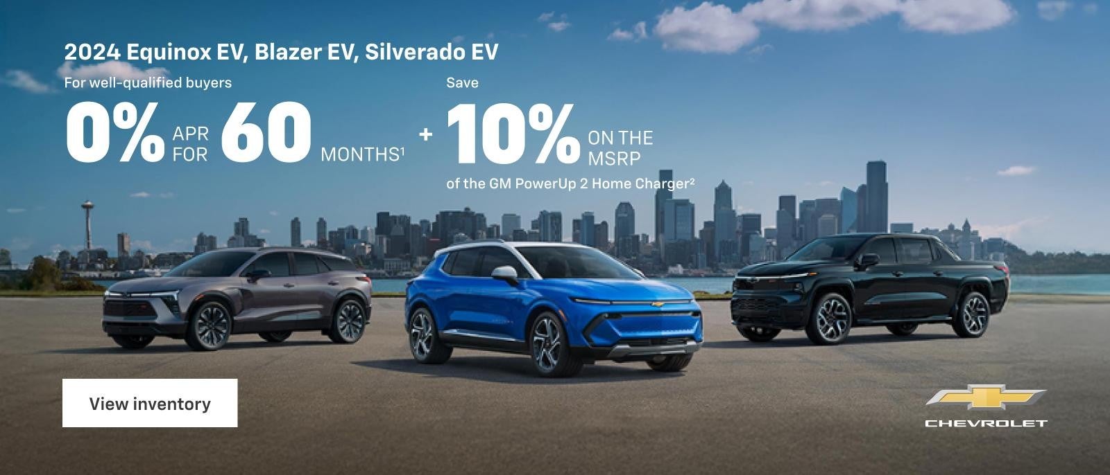 2024 Chevy Equinox/Blazer/Silverado EV models at Mazzei Chevrolet
