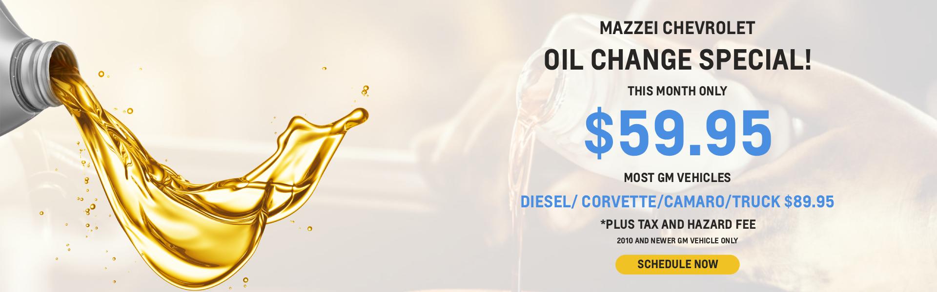 Oil Change Special